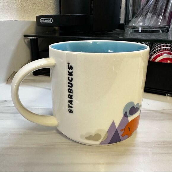 Starbucks North Carolina You are Here Collection White Blue Purple Orange Mug - Picture 2 of 6
